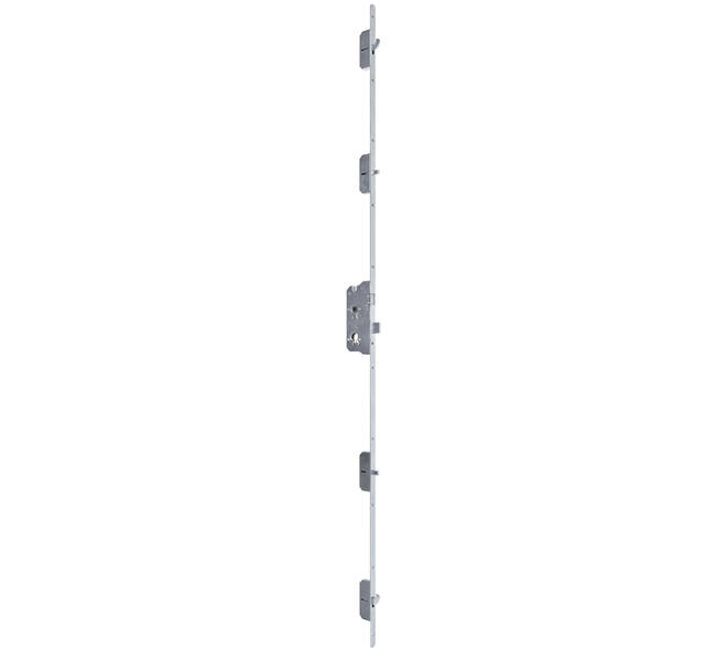 5-punts slot krukbediend zonder wissel PC 72 + 2 haken VPL.20x1833mm  gegalv.doorn 65mm/9 positon-4