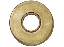 Rozetten verdekt ø49x7mm messing getrommeld