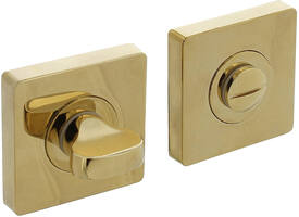 WC-sluiting verdekt 55x55x10mm met nokken en stift 8x8mm PVD messingkleur