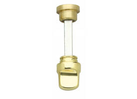 WC-olive los 8mm verlengd messing gelakt