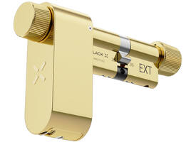 Black X Smart Lock 35/35mm - 45/45mm messing