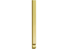 Stangenset tbv pomp-espagnolet 125cm messing gelakt