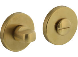 WC-sluiting verdekt ø51x5mm met nokken en stift 8x8mm PVD messing mat