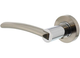 Gatdeel links Sylvia op rozet verdekt ø52x10mm met nokken chroom/nikkel mat