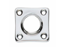 Rozetten 38x38x5mm chroom