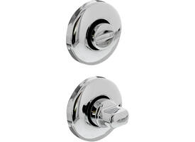 WC-sluiting verdekt ø49x7mm met stift 8x8mm chroom