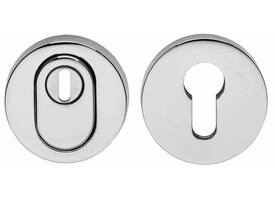 SKG3 veiligheidsrozetten rond verdekt ø55x12mm profielcilindergat met kerntrekbeveiliging chroom