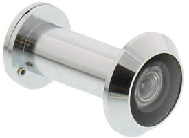 Deurspion 200° deurdikte 35-55mm, 30 minuten brandwerend ø14mm chroom