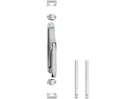 Set pomp-espagnolet inclusief stangenset 2x 1250mm verchroomd