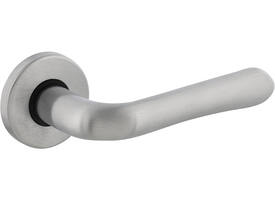 Deurkruk Saturnus op rozet verdekt ø49x7mm chroom mat