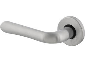 Gatdeel links Saturnus op rozet verdekt ø49x7mm chroom mat