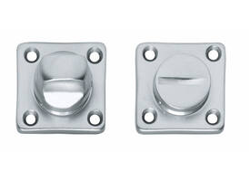 WC-sluiting 38x38x5mm met stift 8x8mm chroom mat