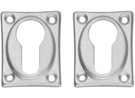 Cilinderrozetten 47x37x5mm chroom mat