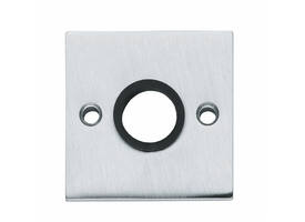 Rozetten 55x55x8mm met nokken chroom mat