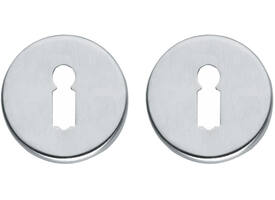 Sleutelrozetten verdekt ø49x7mm chroom mat