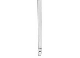 Stangenset tbv kruk-espagnolet lang 125cm chroom mat