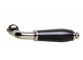 Deurkruk Courgette nikkel/zwart