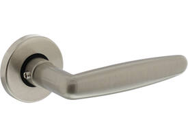 Deurkruk Sophie met rozet verdekt ø49x7mm nikkel mat
