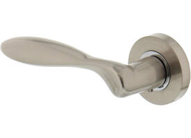 Gatdeel links George op rozet verdekt ø52x10mm met nokken nikkel mat