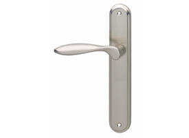 Gatdeel links George op schild ovaal 242x43mm blind nikkel mat