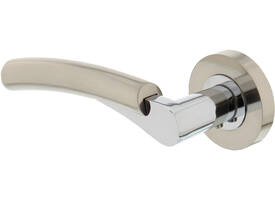 Gatdeel links Bryan op rozet verdekt ø52x10mm met nokken chroom/nikkel mat