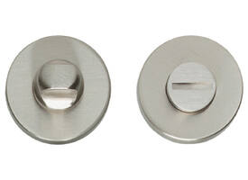 WC-sluiting verdekt ø50x8mm met stift 8x8mm nikkel mat