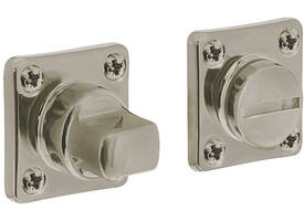WC-sluiting 38x38x5mm met stift 8x8mm nikkel mat