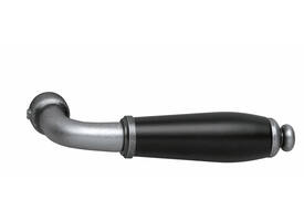 Deurkruk Courgette oud grijs/zwart