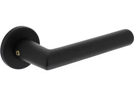 Gatdeel Broome met rozet verdekt ø50x7mm met nokken zwart