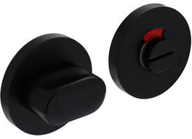 WC-sluiting verdekt ø56x9mm met nokken en stift 8x8mm zwart