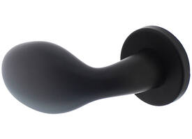 Gatdeel links Druppel op rozet verdekt ø49x7mm zwart