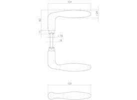 Deurkruk Jupiter structuur zwart