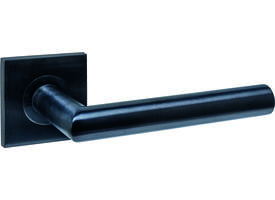 Gatdeel rechts Q 04 op rozet verdekt 53x53x6mm PVD zwart