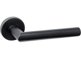 Deurkruk Jura basic op rozet verdekt ø53x10mm zwart