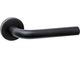Deurkruk Luzern basic op rozet verdekt ø53x10mm zwart
