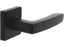 Gatdeel links Minos op rozet verdekt 55x55x10mm met nokken zwart