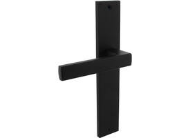 Gatdeel rechts Hera op schild rechthoekig 245x45mm blind zwart