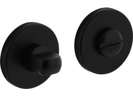 WC-sluiting verdekt ø51x5mm met nokken en stift 8x8mm zwart
