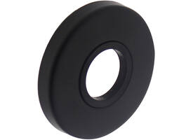 Rozetten verdekt ø49x7mm zwart