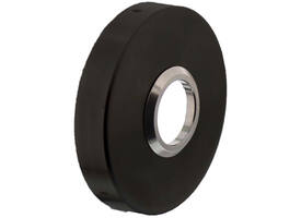 Rozetten verdekt ø53x10mm structuur zwart