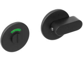 WC-sluiting verdekt ø53x5mm met comfortknop en stift 8x8mm structuur zwart