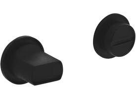 WC-sluiting zelfklevend ø30x3mm met stift 8x8mm structuur zwart