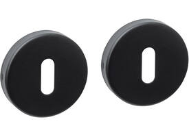 Sleutelrozetten basic verdekt ø53x10mm zwart