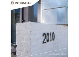 Huisnummer 2 150mm structuur zwart