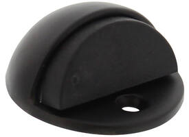 Deurstop bolrond ø45x22mm vloermontage zwart