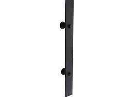 Deurgreep plat 400x40mm tbv schuifdeur zwart