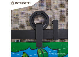 Schuifdeursysteem 2x1 meter met hangrollen open wiel top 155mm zwart