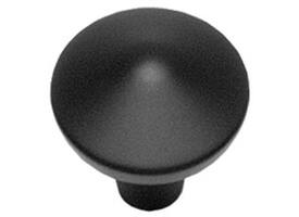 Meubelknop punt rond ø20mm zwart