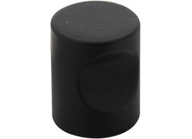 Meubelknop vingergrip ø18mm zwart