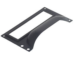 Etiketgreep 73 x 43mm zwart